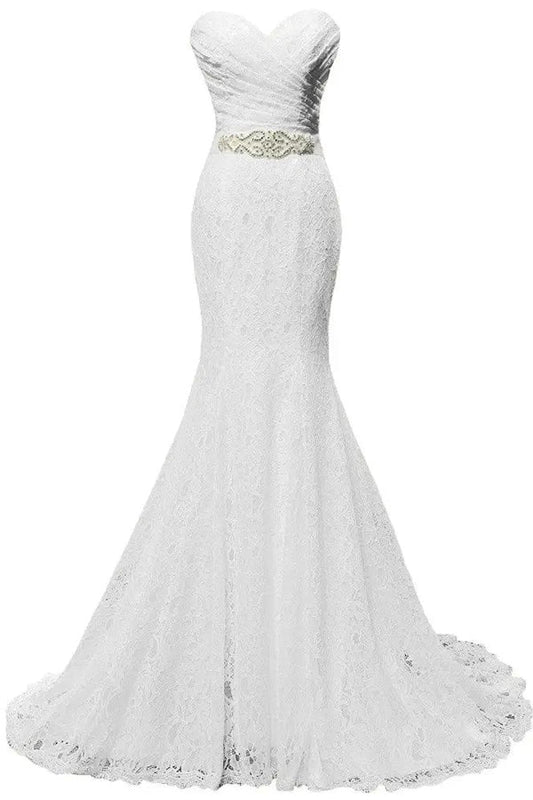 Elegante Meerjungfrau Brautkleider Sweetheart Brautkleider
