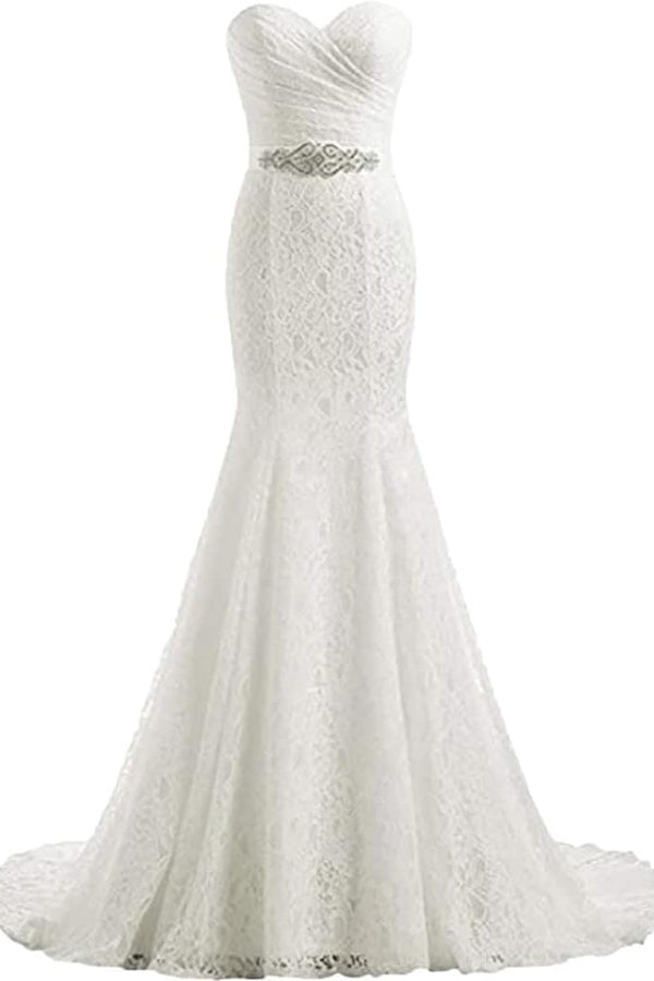 Elegante Meerjungfrau Brautkleider Sweetheart Brautkleider
