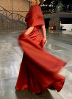 V Neck A Line Princess Gown For The Mother Of The Bride
