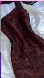 Vestido de Noite Elegante Borgonha com Um Ombro Só, Modelo Sereia, Vestido Formal para Baile Y8296