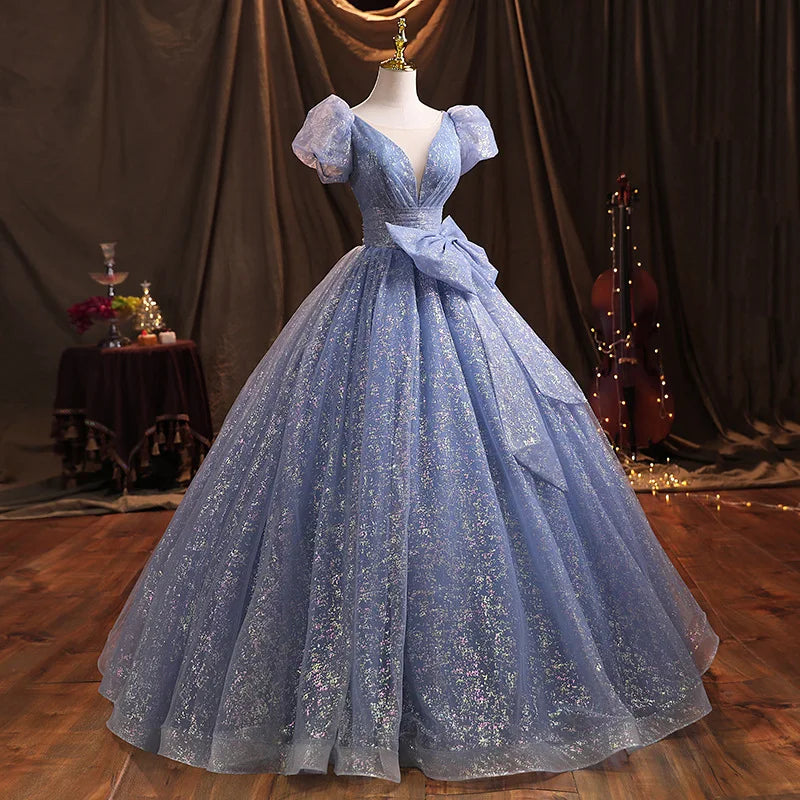 Vintage Quinceañera-Ballkleid mit Schnürung am Rücken, Kleider zum 15. Geburtstag, Neuankömmling, Kleider für 15 Jahre, elegant gestaltetes Quinceañera-Kleid