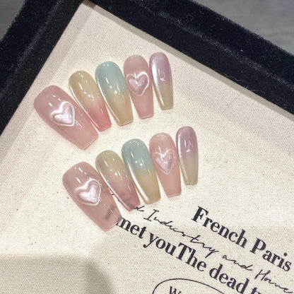 New Style False Nails High Quality Easy to Use Press on Nails Super Luxury Design Stick on Nails
