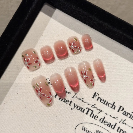 Press on Nails Full Cover False Nails Private Label ABS Acrylic Gel Stick on Nails