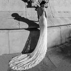 Elegant Lace Mermaid Bridal Gown Spaghetti Straps Backless Wedding Dress
