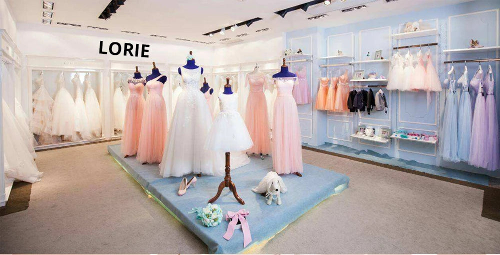 Lorie Lace Wedding Dress A-Line Sweetheart Long Sleeve Applique Corset Bridal