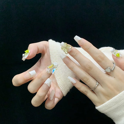The Latest Hand-painted Custom Embossed Full Coverage Nail Press Different Finger Designs