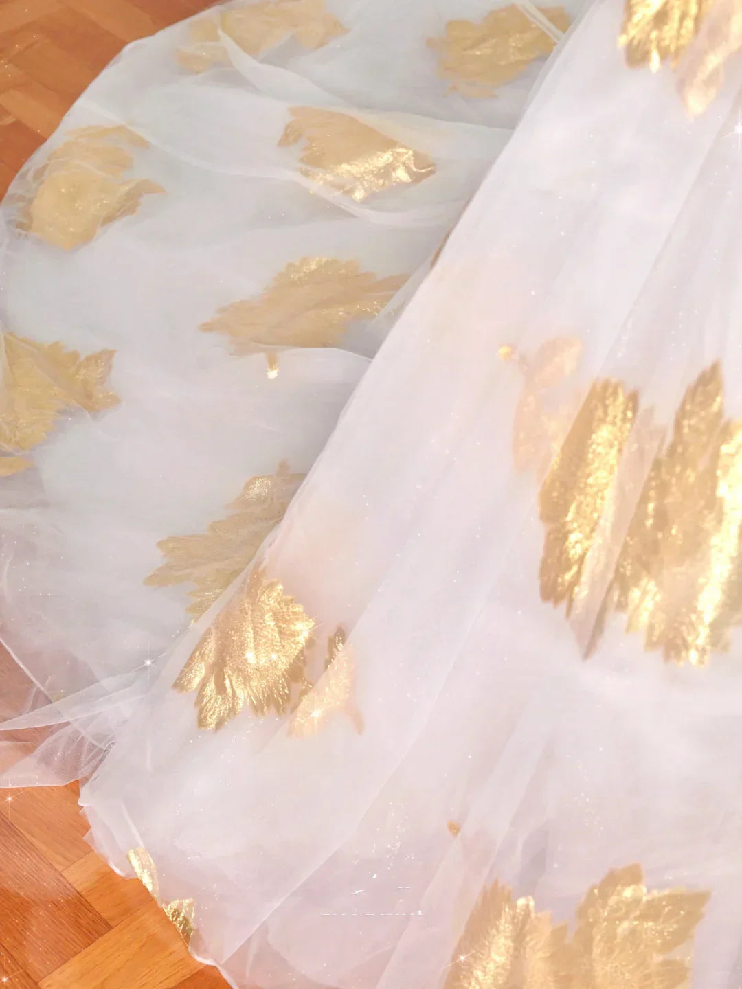 Magnifique robe de bal en tulle doré à épaules dénudées, coupe évasée, robe de bal, robe de soirée Y8618