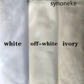 White Ivory One Layer Cathedral Wedding Veil With Lace Edge