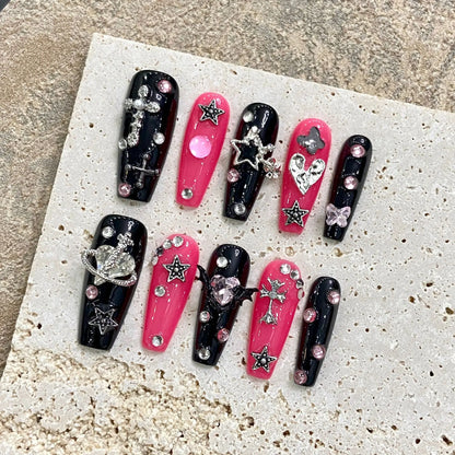 High Quality   Press on Nails Full Cover Gel Artificial Nail Stick on Nails