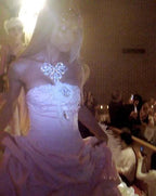 Vestido de Baile Longo de Cetim Rosa Encantador, Sem Alças, Vestido Formal de Noite Y8192