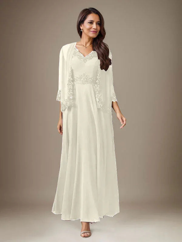 فستان شيفون برقشات لامعة على شكل حرف A بلون البرقوق