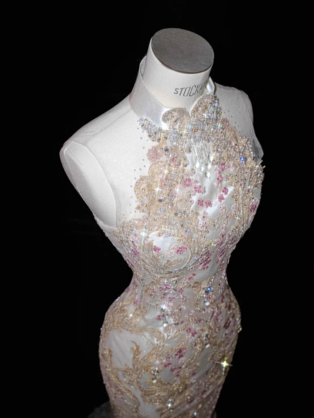 Robe de bal sirène élégante en tulle avec appliques et paillettes, fendue, robe de soirée formelle Y8661
