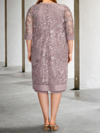 Hüllrohr-/Säulen-Brautkleider mit Jacke