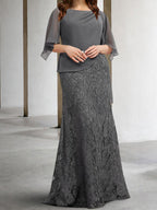 Mother Of The Bride Column And Sheath Dresses Featuring Applique