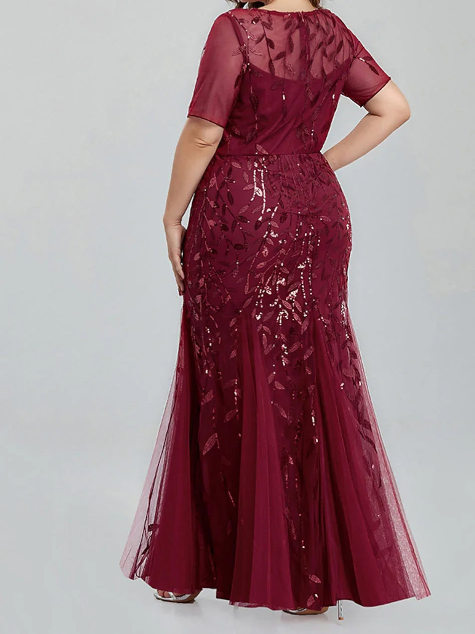 Vestidos de Madre de la Novia con Apliques de Trompeta/Sirena