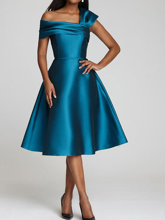 A-Linie/Princess-Linie One-Shoulder-Träger Kleider für die Brautmutter 