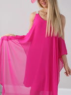 Vestidos sin mangas con escote en V y largo hasta el tobillo para la madre de la novia con diamantes de imitación