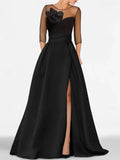 Sweetheart A Line Gown For Mother Of The Bride With Three Quarter Lace Sleeves
