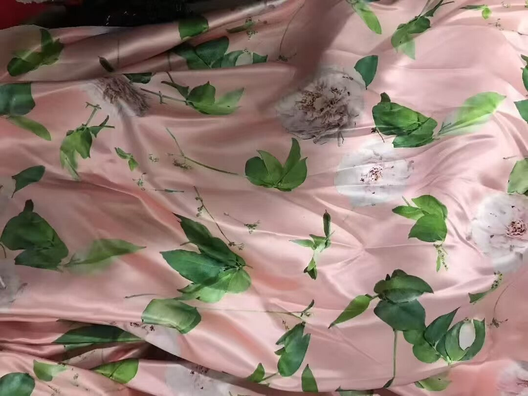 V Neck Floral Print Mother Of The Bride Dress With Bow Belt A Line