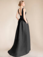 Asymmetrical A Line Dress For Mother Of The Bride And Groom With Appliques