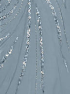 Off The Shoulder Sequined Floor Length Mother Of The Bride Dresses Sheath