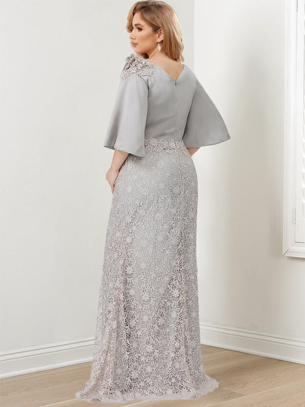 Mother of the Bride Trumpet Mermaid Dresses Featuring Applique Details