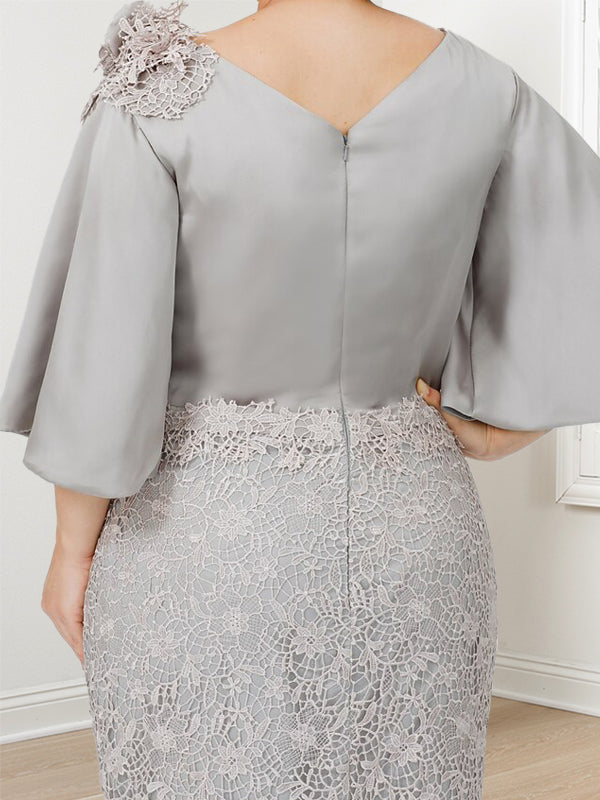 Mother of the Bride Trumpet Mermaid Dresses Featuring Applique Details