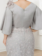 Mother of the Bride Trumpet Mermaid Dresses Featuring Applique Details
