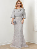 Mother of the Bride Trumpet Mermaid Dresses Featuring Applique Details