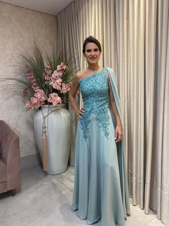 Incantevole abito da sera a linea ad A per madre della sposa Y6272