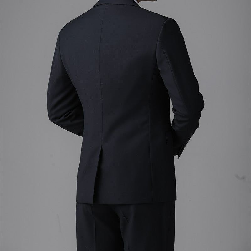 Traje de boda para hombre de lana de alta gama, confección personalizada y artesanía de primera calidad