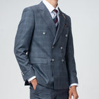 Costume Homme Slim Fit Double Boutonnage Style Coréen pour Mariage Taille Grande