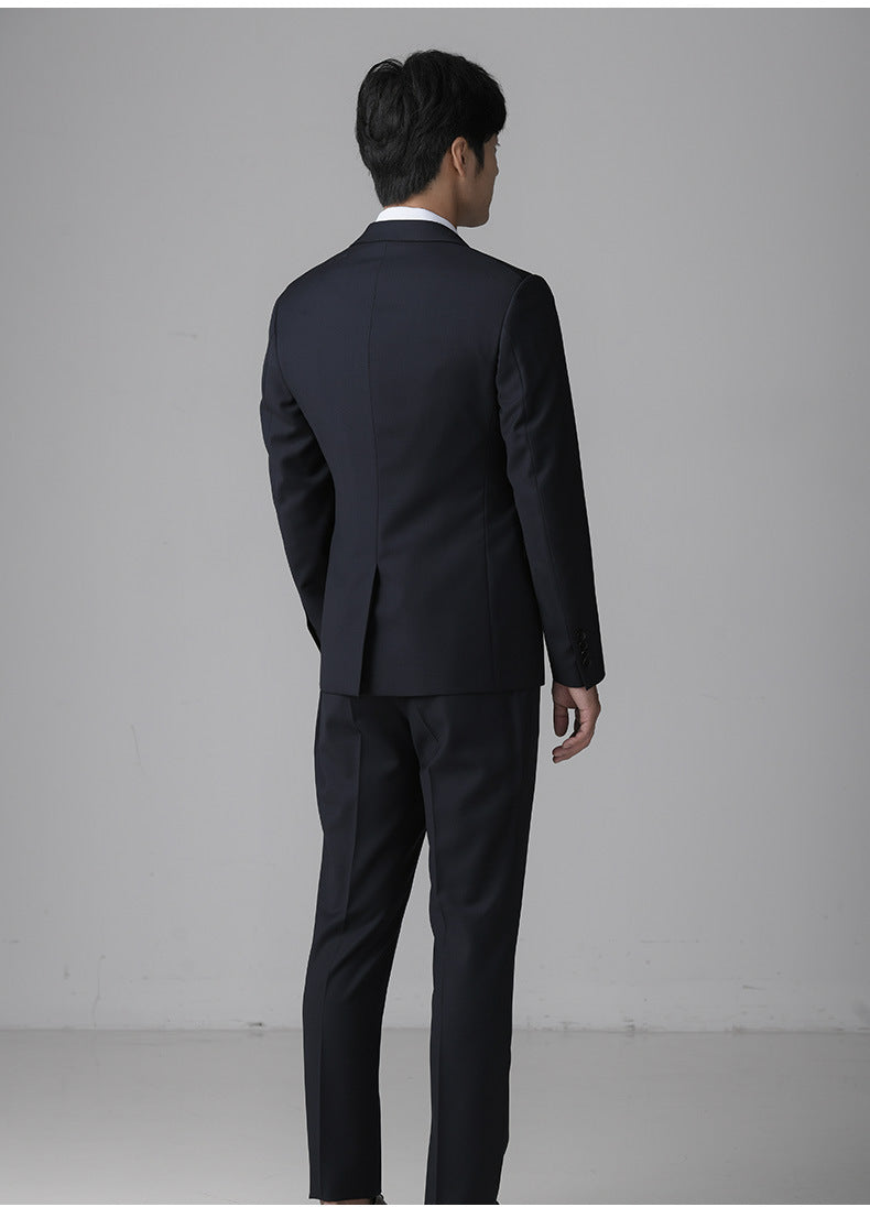 Traje de boda para hombre de lana de alta gama, confección personalizada y artesanía de primera calidad