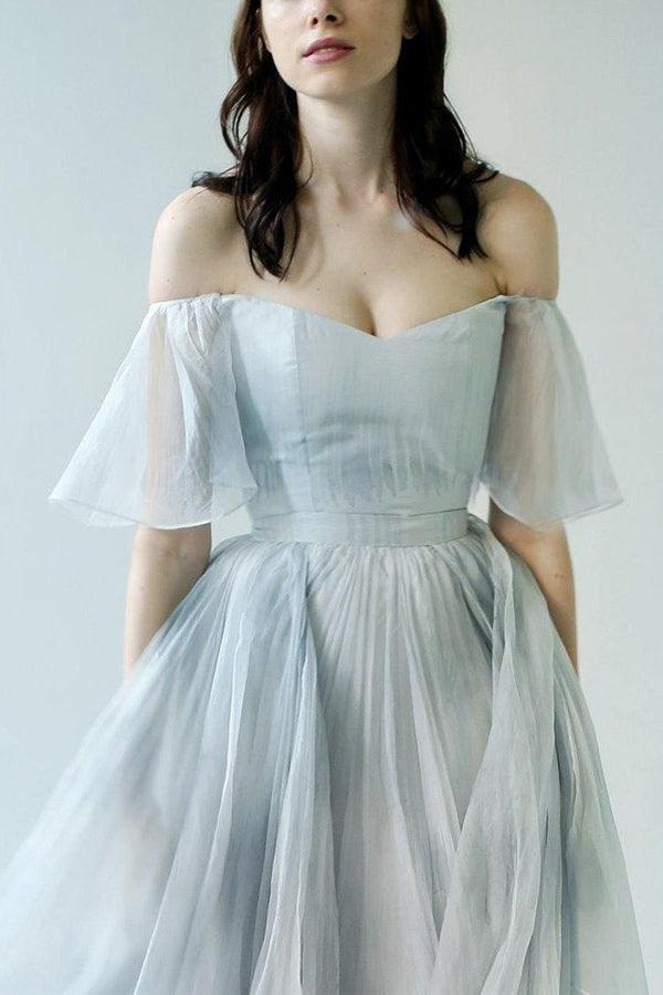 Off Shoulder Unique Design Most Popular Long Prom Dresses Bridal Gowns