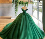 Abiti verdi per Quinceañera, abito da ballo, scollatura a V sensuale, abito formale in tulle Y296
