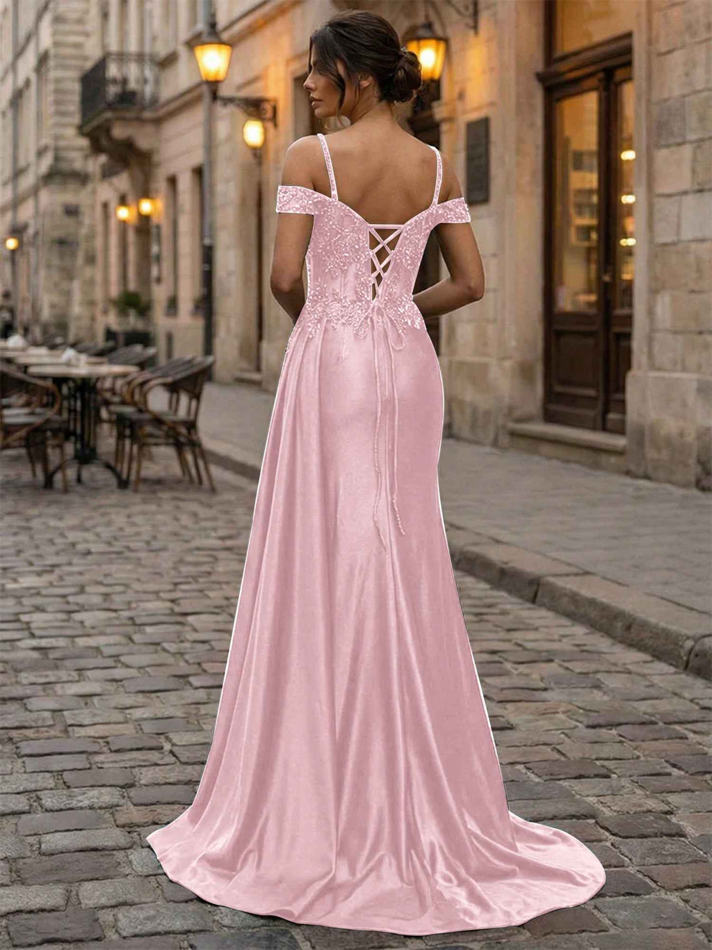 Emerald Green Beaded Satin Corset Long Prom Dress With Sheer Bodice