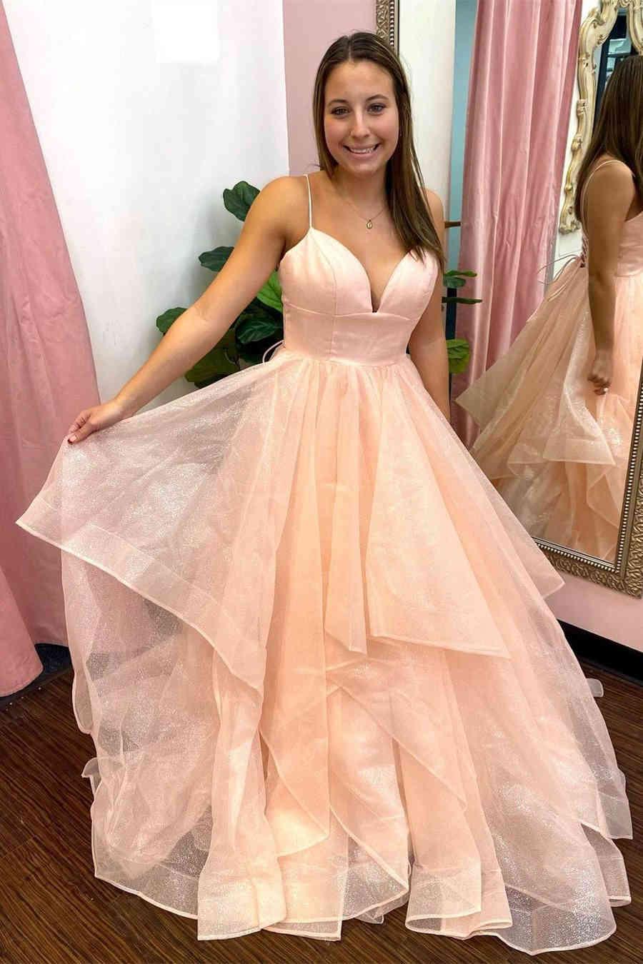 Abito formale a balze in tulle Lavanda Principessa SYP111
