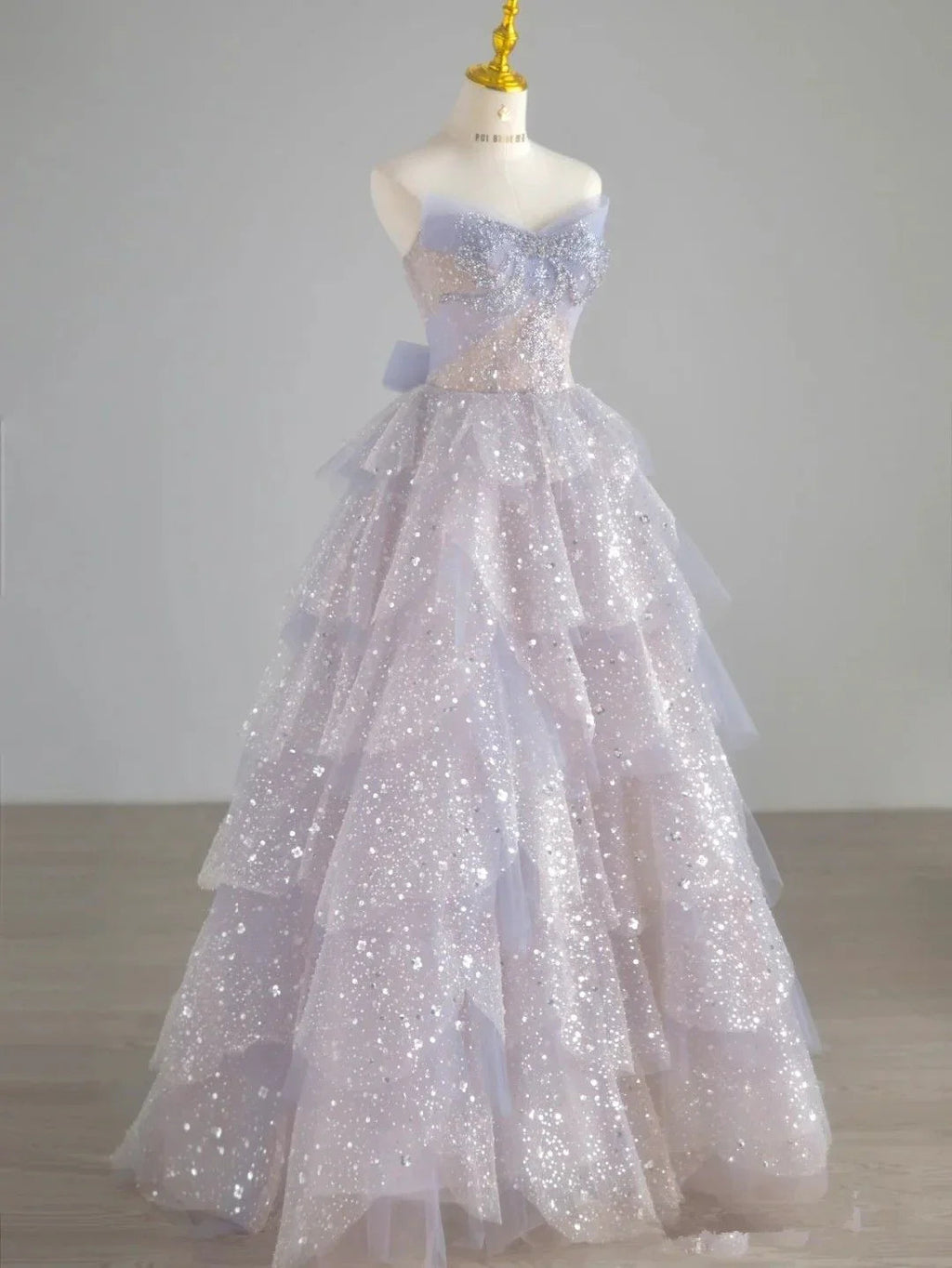 Vestido de Bola Brillante y Lujoso, Vestido para Dulces 16, Vestido de Princesa, Y2403