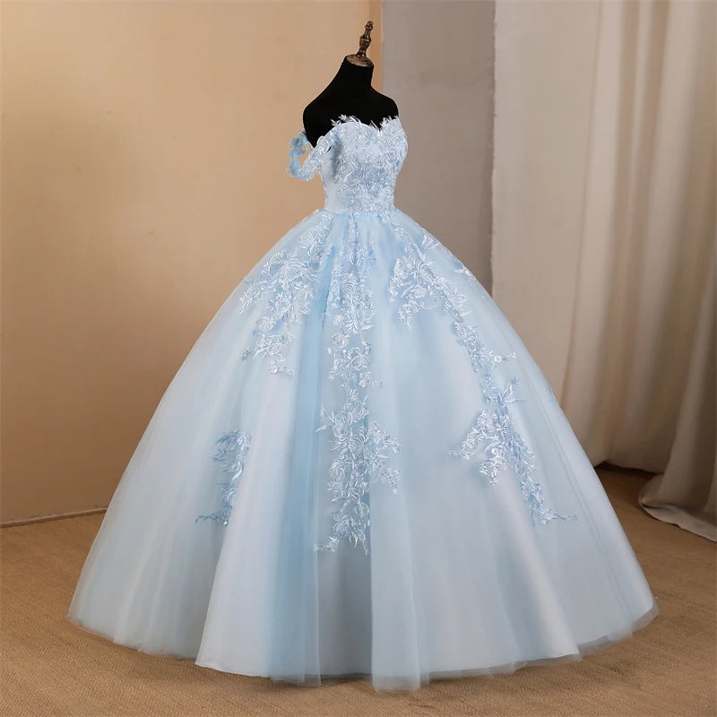 Schulterfreies Festkleid Festliches Kleid 15 Quinceañera-Kleider Ballkleid Kleid für 15-Jährige Maßgeschneiderte Abschlussballkleider für Quinceañera