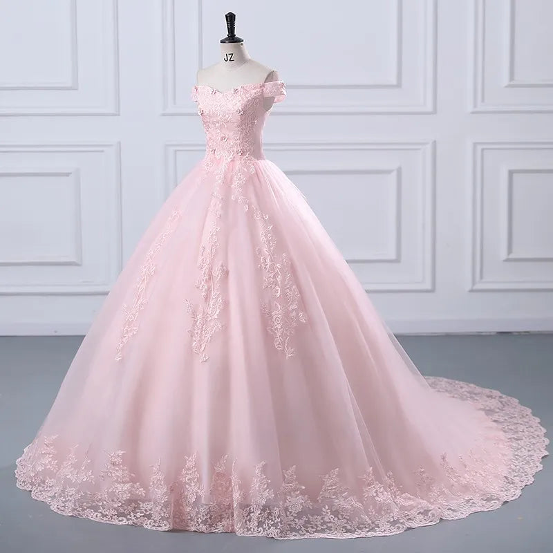 15 Robes de Quinceañera 2024 Élégantes Dénudant Les Épaules Vraie Photo Robe de Bal Classique Robe de Fête pour 15 Ans Personnalisée