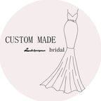 Custom Ivory Lace V Neck Sleeveless A Line Bridal Wedding Dress Boho Style
