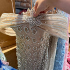 Serene Hill Customized Sparkly Beaded Mermaid Party Dress For Women