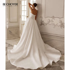 Elegant Vintage Wedding Dress Strapless Custom Princess Bride Gown