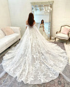 Lakshmigown Custom Lace Wedding Dress Off The Shoulder Bridal Gown