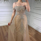 Serene Hill 2026 Mermaid Evening Gown Pearl Beaded Formal Party Dress