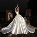 Customized A Line Wedding Dress Sweetheart Appliques Princess Bridal Gown