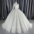 2026 Customized Ball Gown Wedding Dress Long Sleeve Plus Size Gown