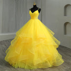 Marineblaue Quinceañera-Kleider mit Rüschen, V-Ausschnitt, Trägerbändchen, einfaches festliches verführerisches Prinzessinnenkleid Vestidos De Quinceañera