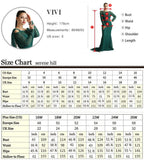 Serene Hill Customized Turquoise Mermaid Beaded Evening Dress Women Wedding