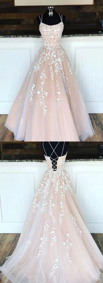Robe de bal longue en dentelle de tulle sur mesure robe de soirée S4461